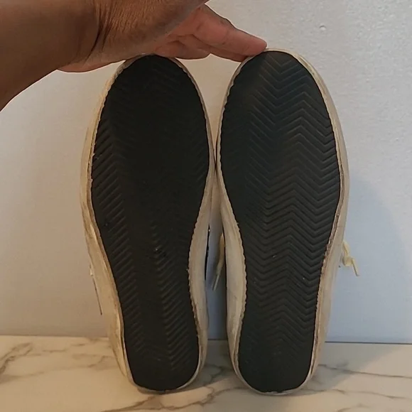 Golden Goose Mid Star Silver Glitter Sneakers Women's 10 Grunge Gorp Distressed - Picture 10 of 16